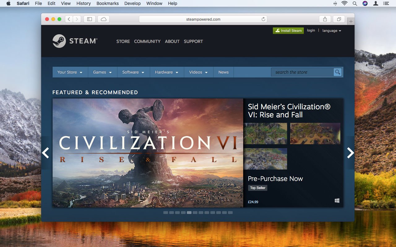 free games for mac in steam